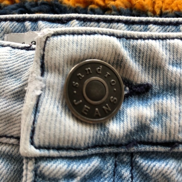 SANDRO PARIS Denim Mini William Skirt - Picture 9 of 16